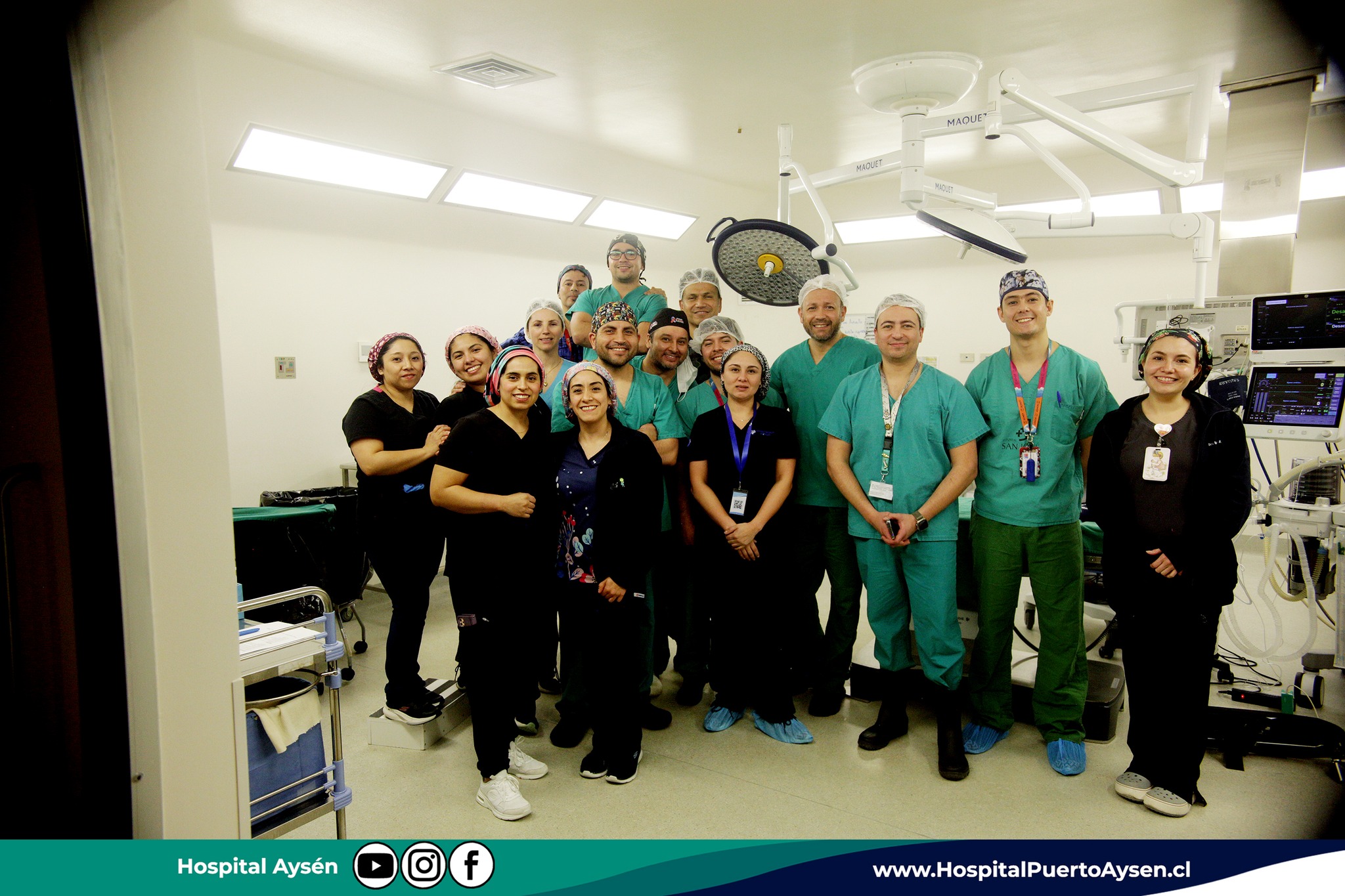 Hospital de Puerto Aysén realiza con éxito su primera cirugía de artroplastia total de rodilla