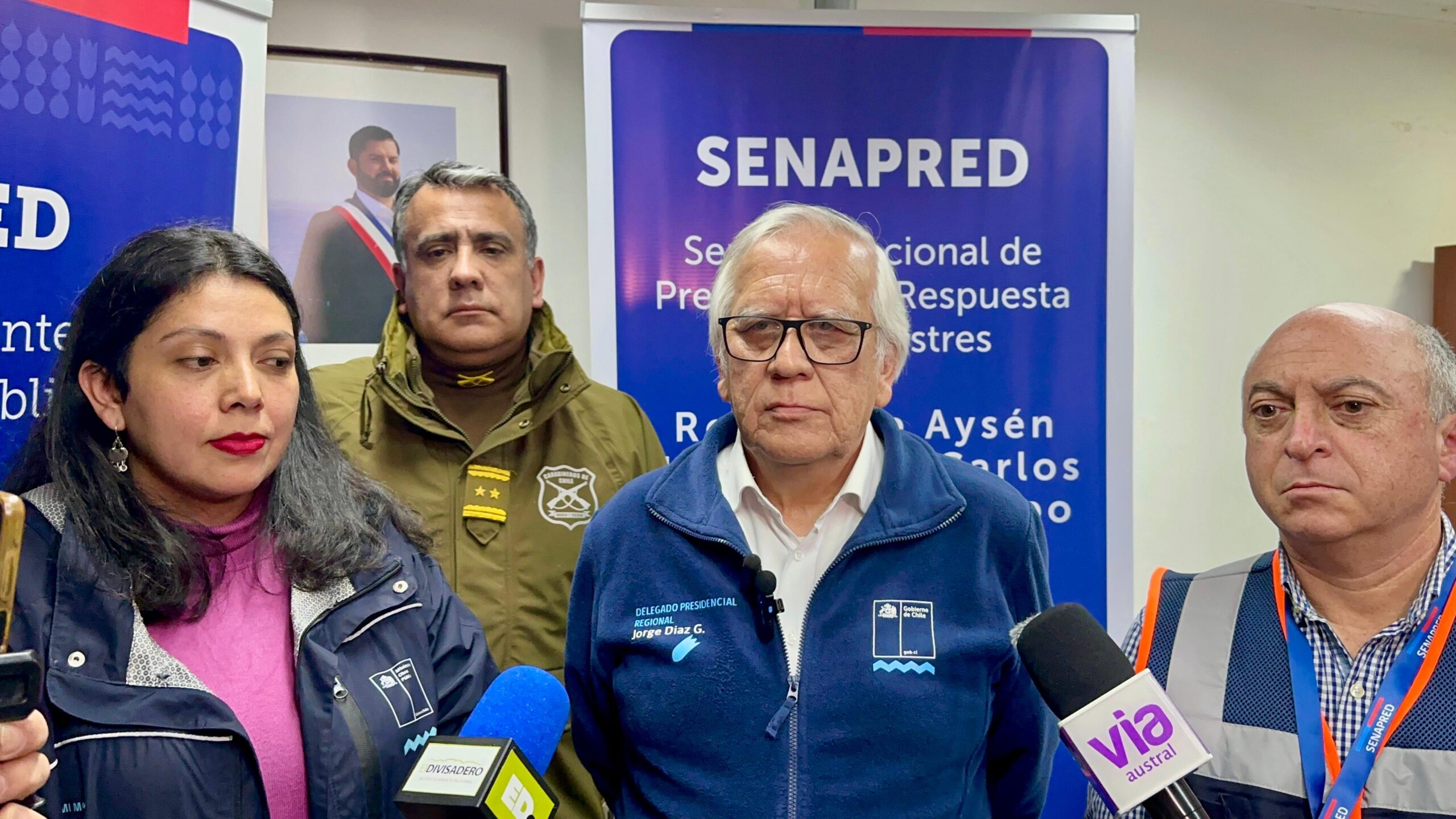 Gobierno declara alerta roja para las provincias General Carrera y Capitán Prat ante contingencia climática