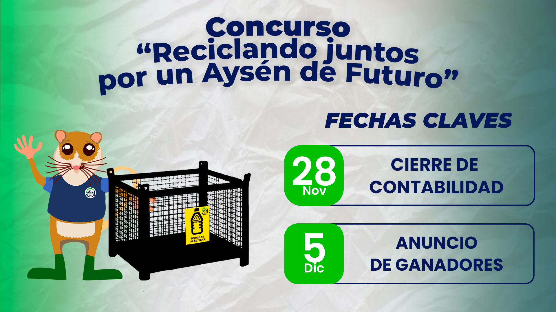 Últimos días para el concurso de reciclaje de Empresas Bahamonde