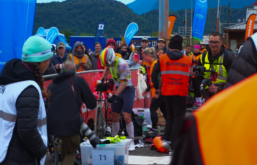 Emporcha nuevamente fue parte del triatlón “Patagonman” y apoyo a competidores locales