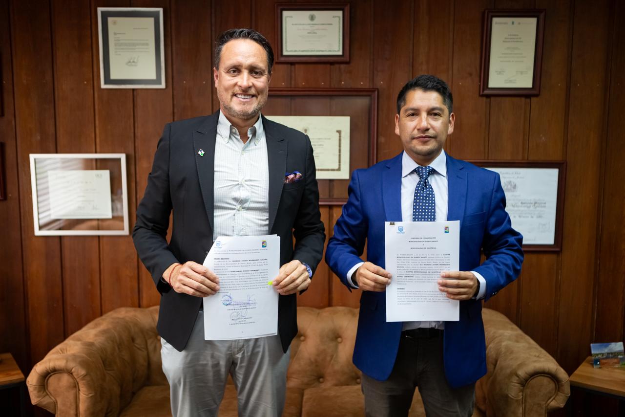 Guaitecas y Puerto Montt sellan convenio de colaboración para impulsar desarrollo conjunto y bienestar comunitario