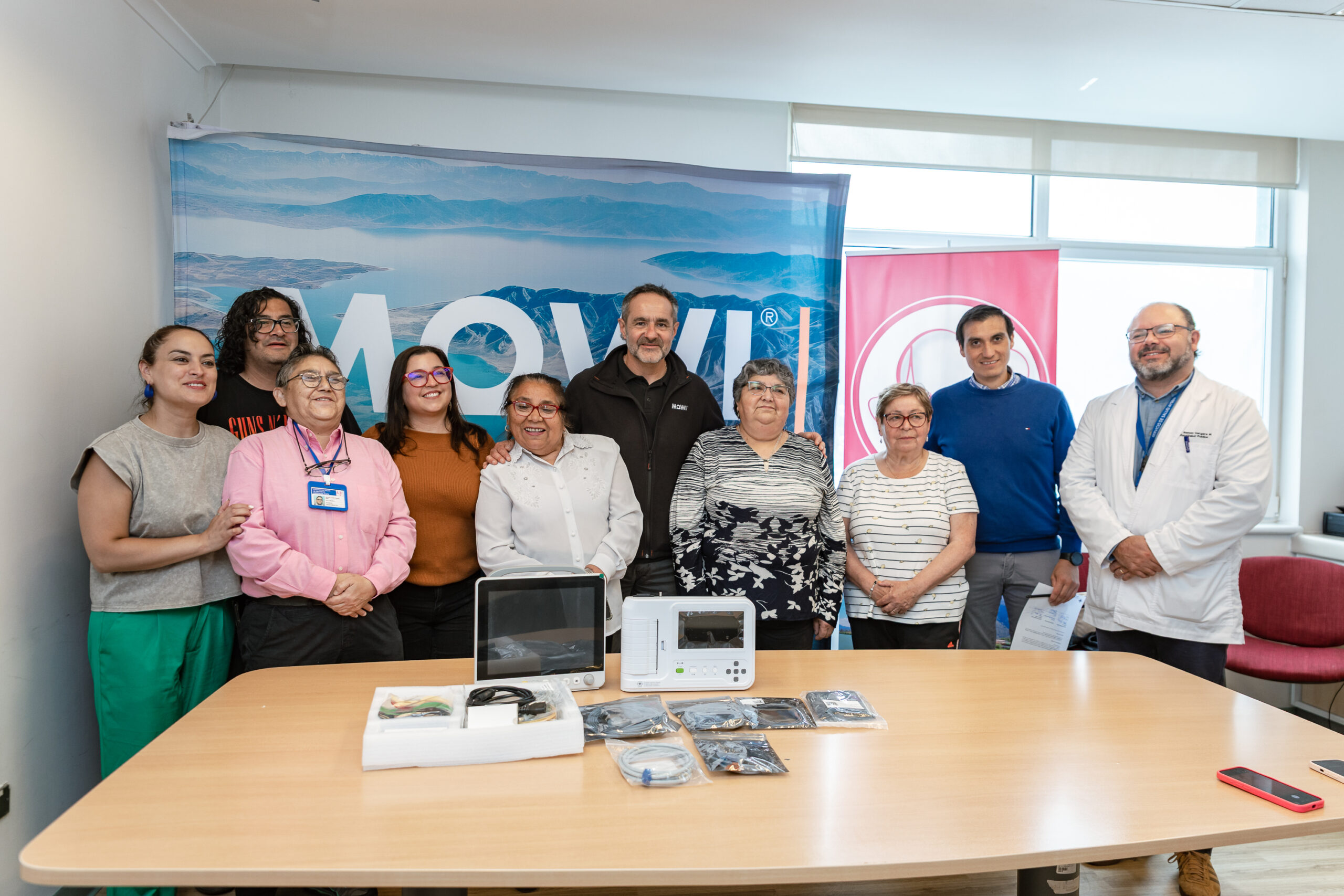Con apoyo de Mowi Chile: Agrupación de Pacientes Cardíacos dona equipos médicos al Hospital Puerto de Aysén que ayudará a bajar listas de espera