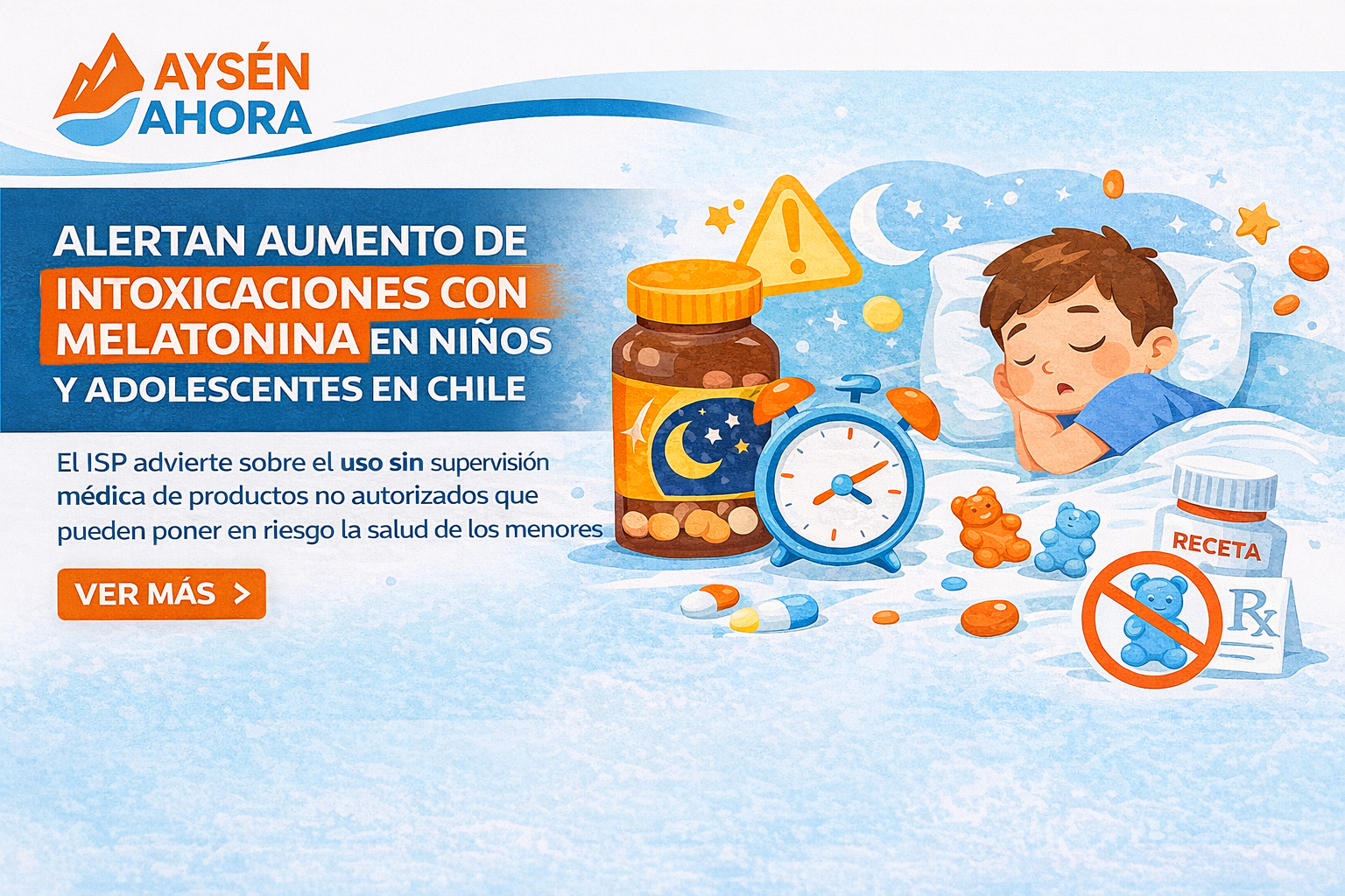 ISP alerta por aumento de intoxicaciones con melatonina en niños y adolescentes en Chile
