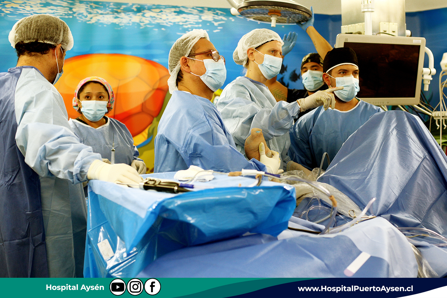 Hospital de Puerto Aysén y Hospital San José de Santiago sellan exitosa alianza en operativo quirúrgico de hombro